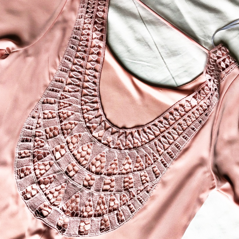 Crochet Back Dress/Tunic -NWT-